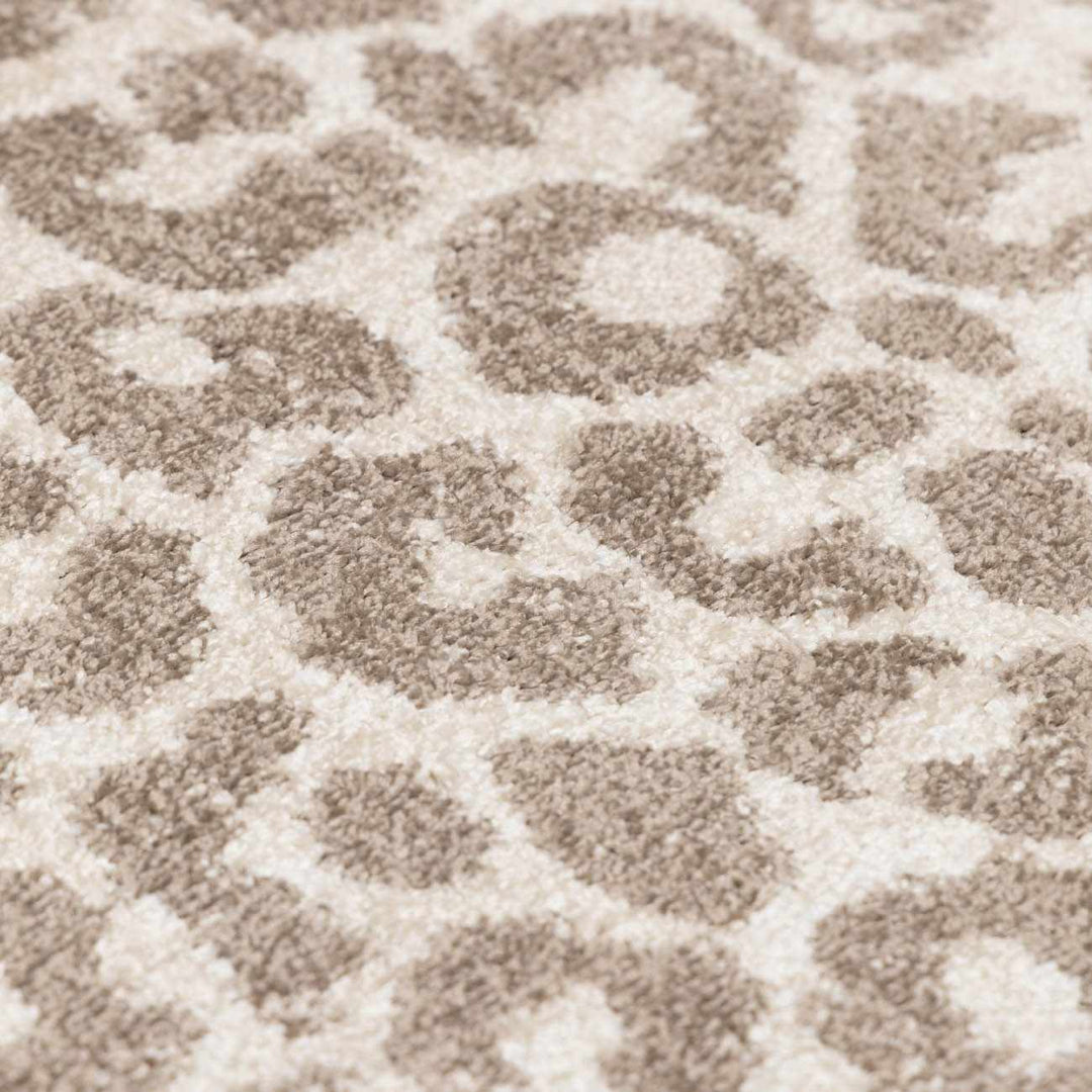 Tan Bonhill Leopard Print Area Rug - The Rug Decor