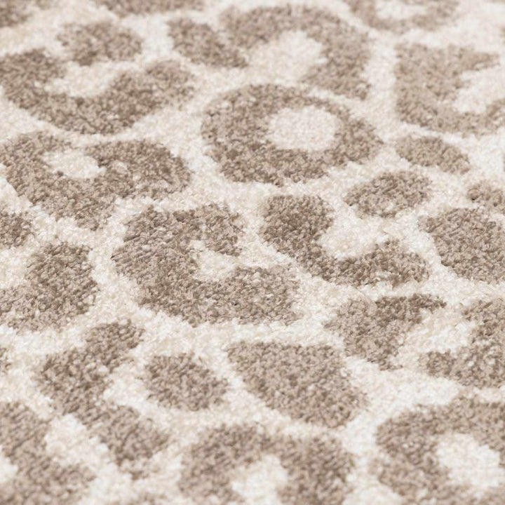 Tan Bonhill Leopard Print Area Rug - The Rug Decor