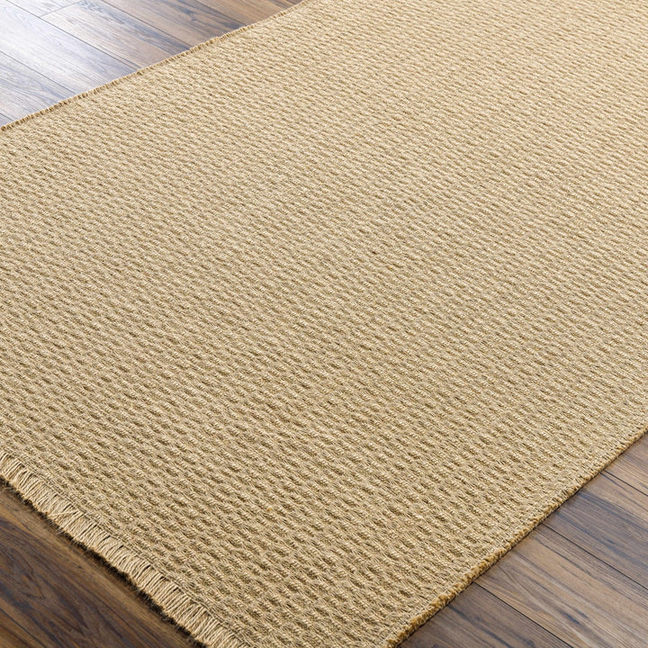 Tan coarse texture Multi size Jute Area Rug - The Rug Decor