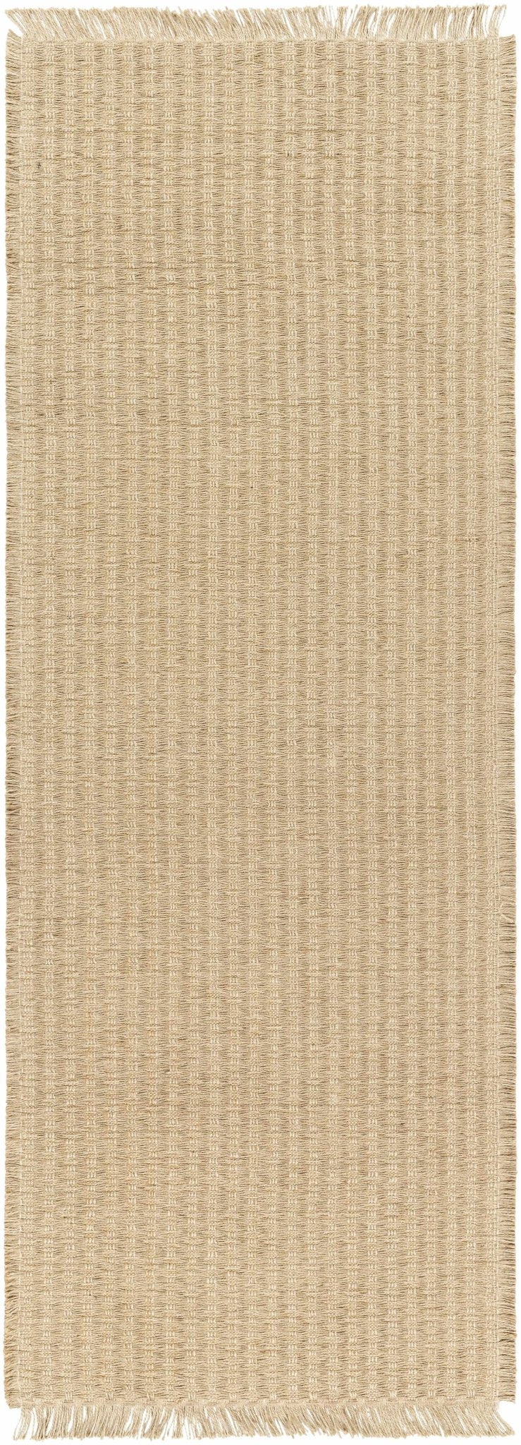 Tan coarse texture Multi size Jute Area Rug - The Rug Decor