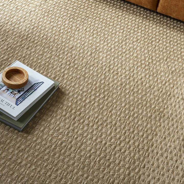Tan coarse texture Multi size Jute Area Rug - The Rug Decor