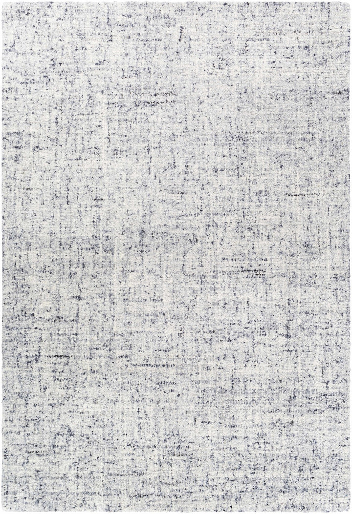 Tanana Modern Abstract Gray And Ivory Hand Tufted Wool Area Rug - The Rug Decor