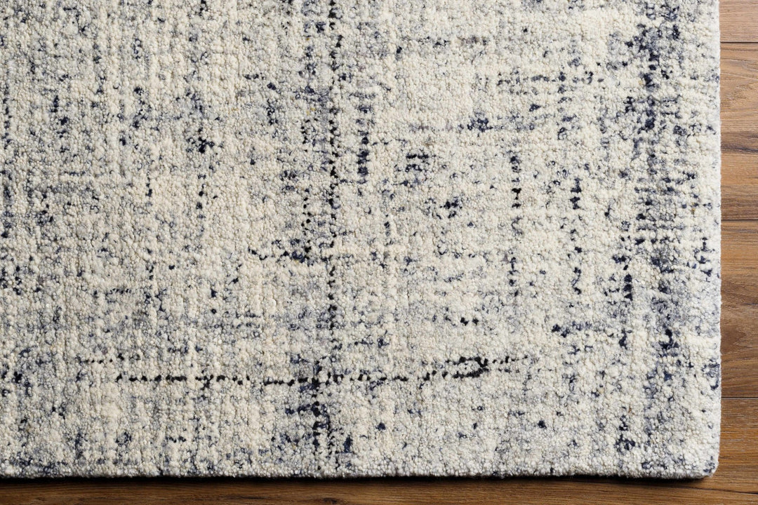 Tanana Modern Abstract Gray And Ivory Hand Tufted Wool Area Rug - The Rug Decor
