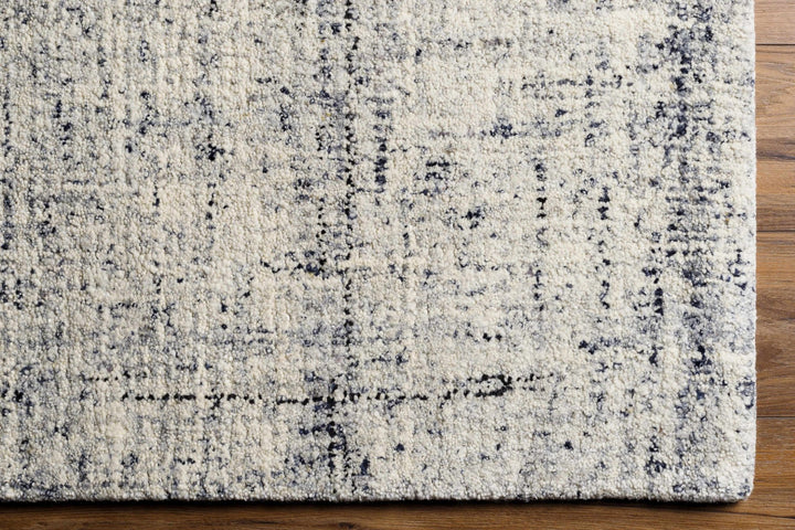 Tanana Modern Abstract Gray And Ivory Hand Tufted Wool Area Rug - The Rug Decor