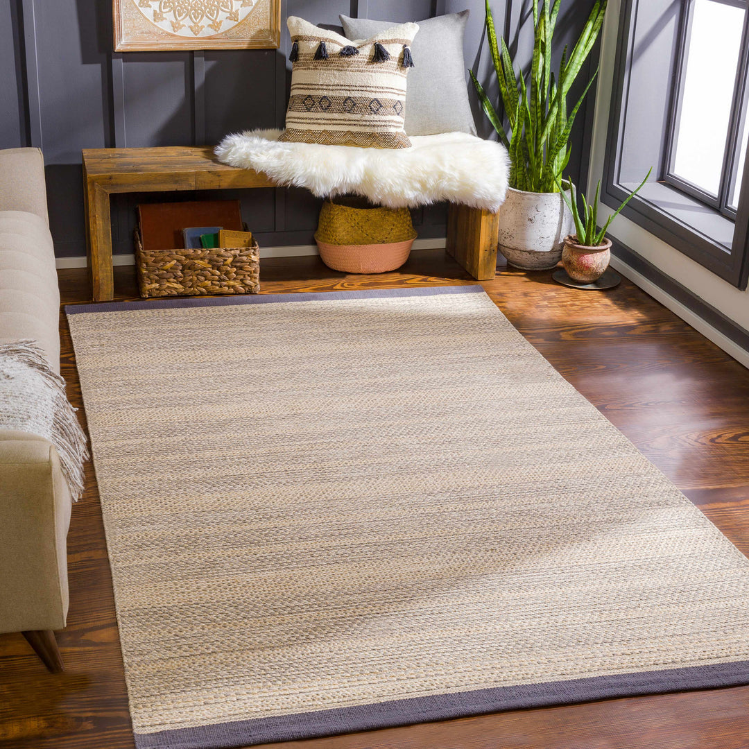 Tanglewilde Beige Modern Style Hand Woven Area Rug