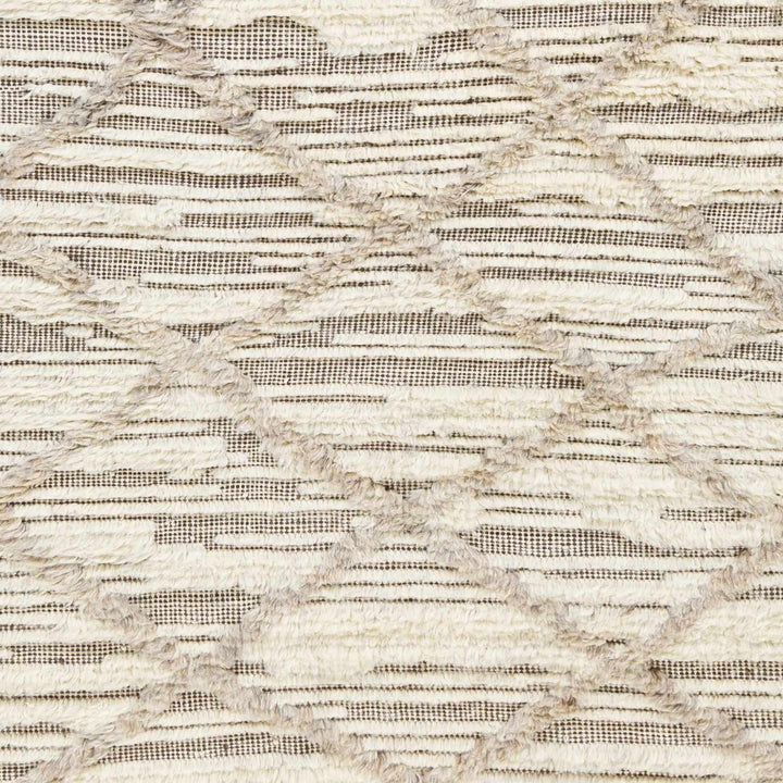Tankerton Beige Modern Geometrical Design Hand Knotted Area Rug - The Rug Decor