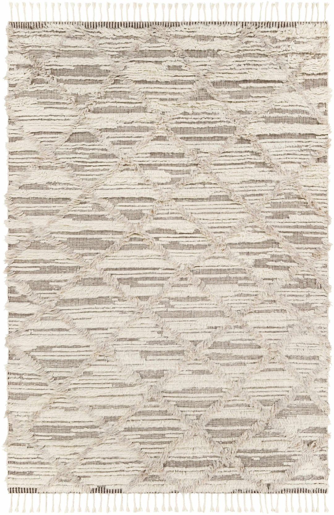 Tankerton Beige Modern Geometrical Design Hand Knotted Area Rug - The Rug Decor