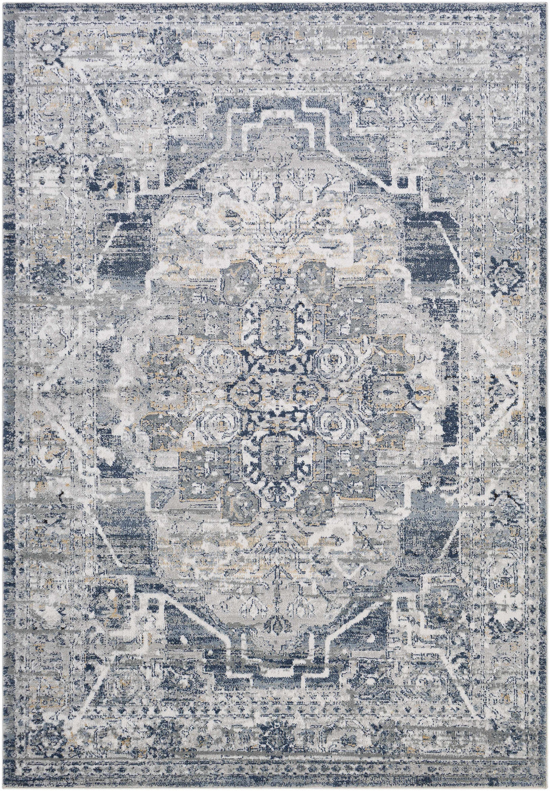 Tansley Blue And Gray Traditional Style Area Rug