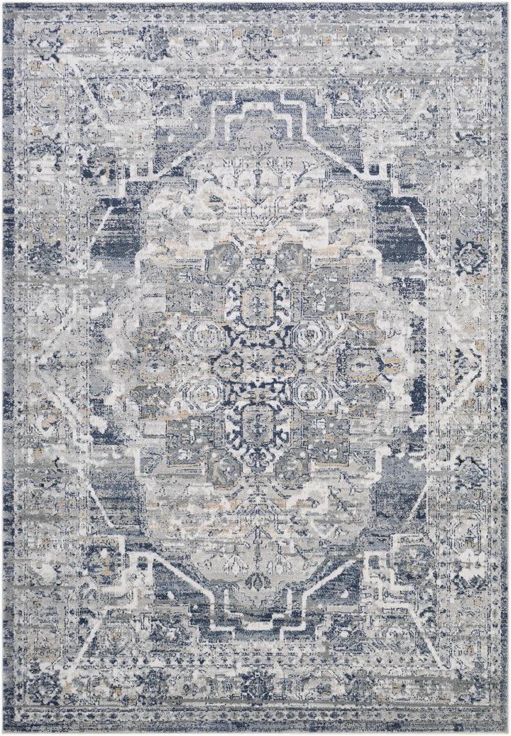 Tansley Blue And Gray Traditional Style Area Rug