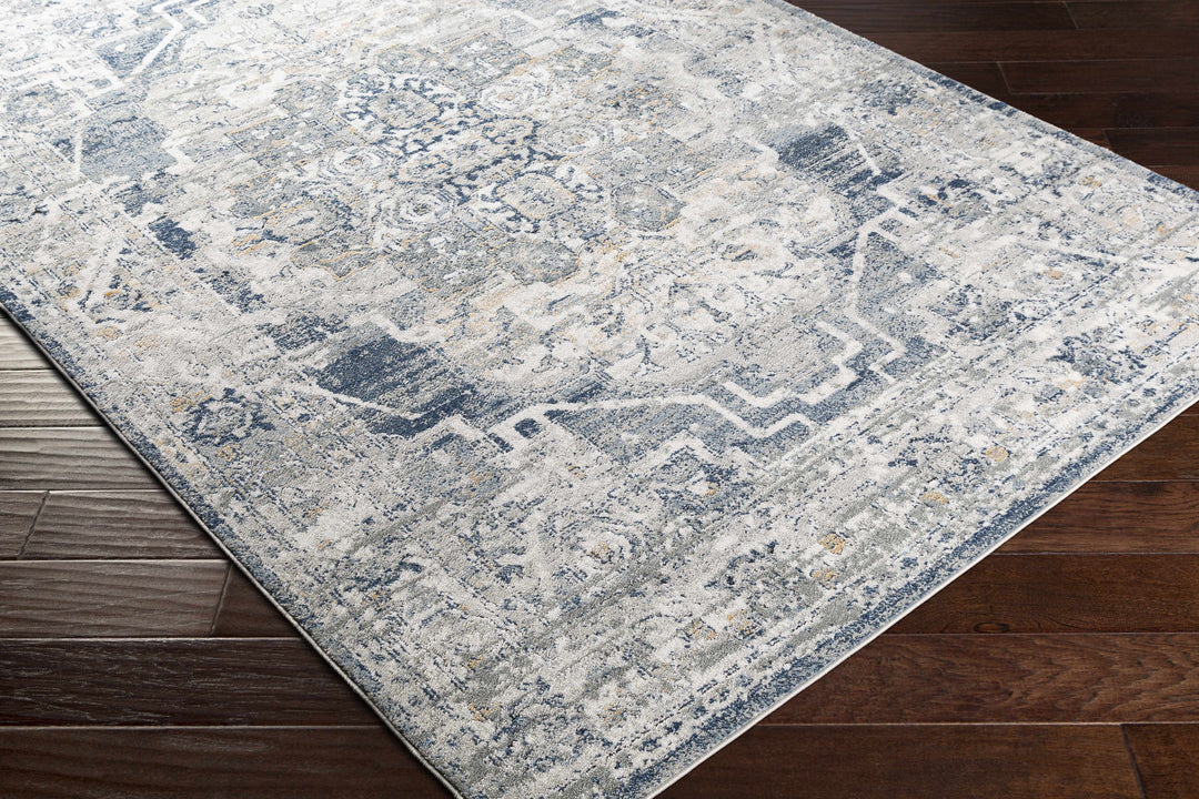 Tansley Blue And Gray Traditional Style Area Rug