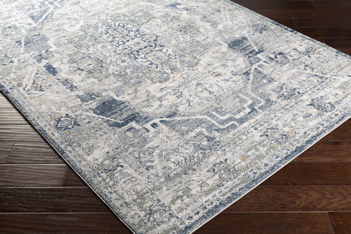 Tansley Blue And Gray Traditional Style Area Rug