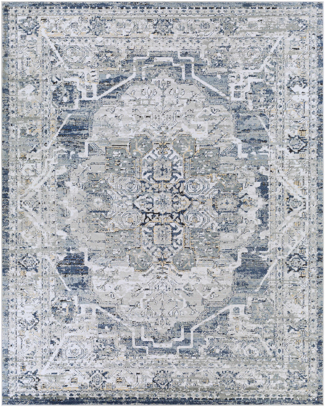 Tansley Blue And Gray Traditional Style Area Rug