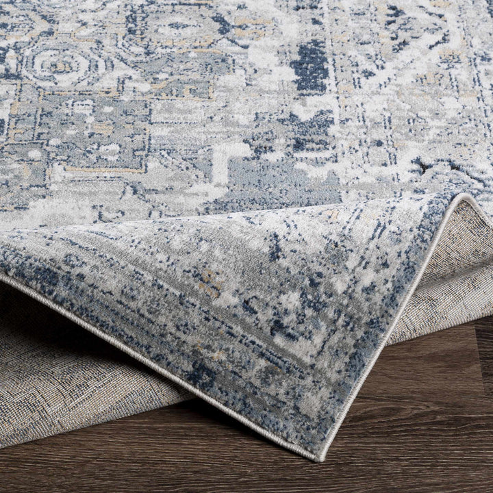 Tansley Blue And Gray Traditional Style Area Rug