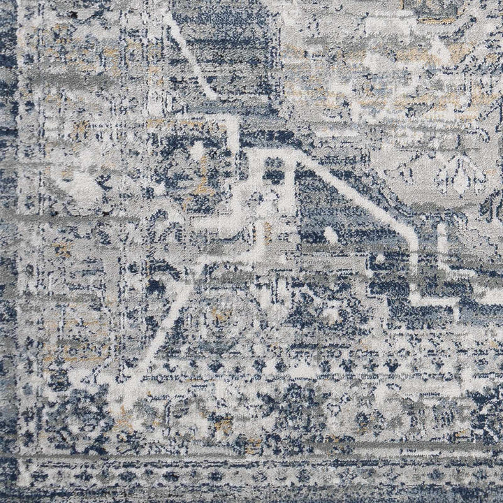 Tansley Blue And Gray Traditional Style Area Rug