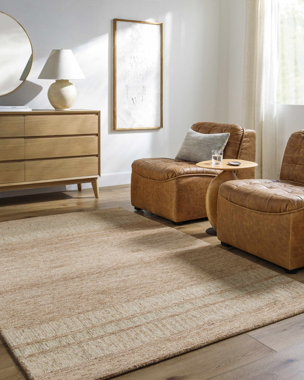 Tansy Contemporary Style Beige Area Rug - The Rug Decor