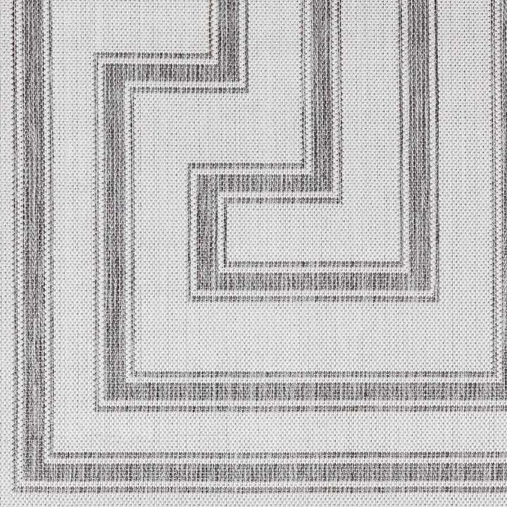 Taro Contemporary Ivory And Gray Area Rug - The Rug Decor