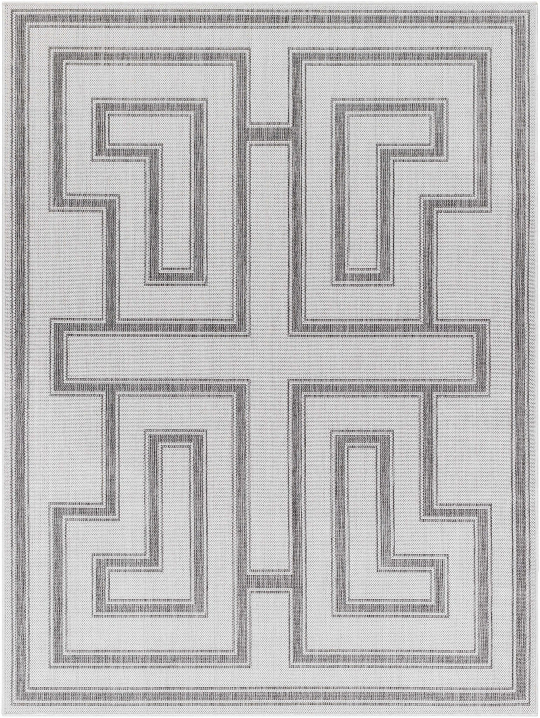 Taro Contemporary Ivory And Gray Area Rug - The Rug Decor