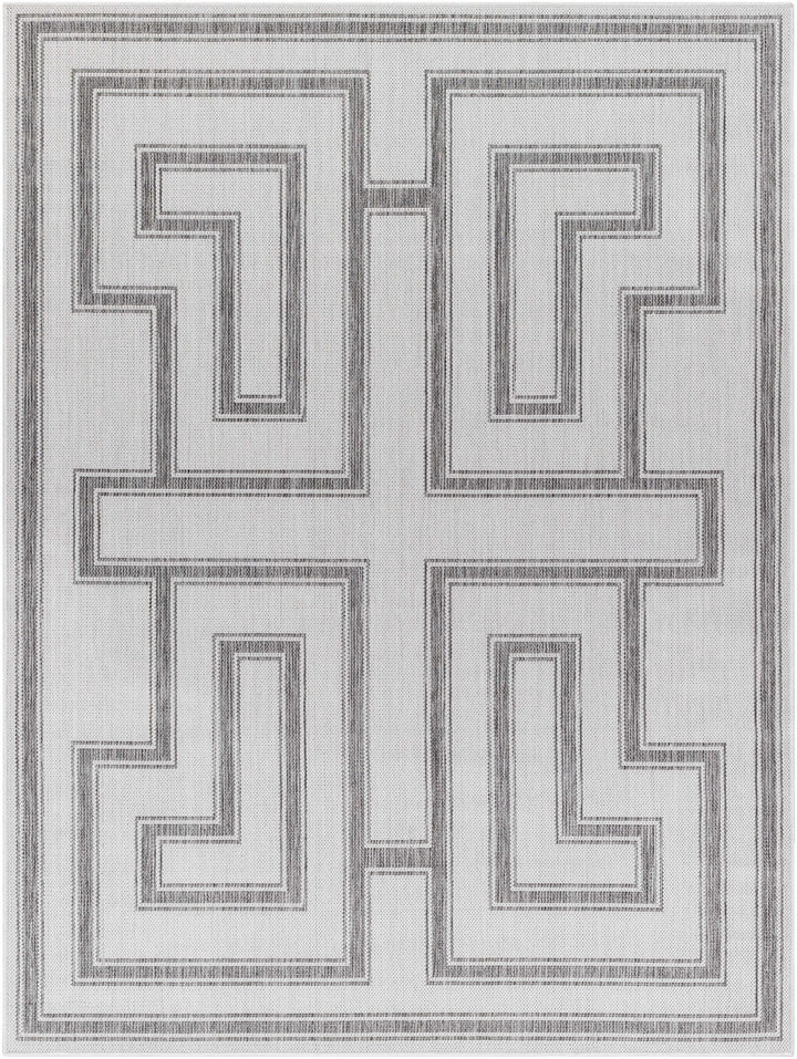 Taro Contemporary Ivory And Gray Area Rug - The Rug Decor