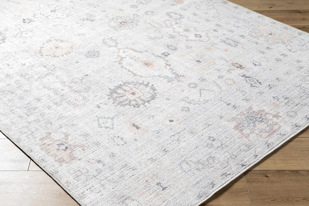 Taryn Traditional Style Ivory And Gray Area Rug - The Rug Decor