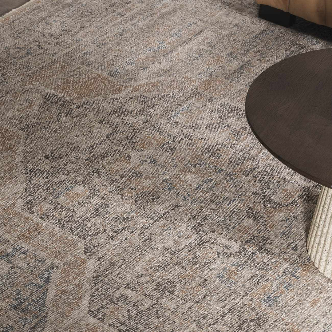 Tavon Traditional Style Beige And Gray Area Rug - The Rug Decor