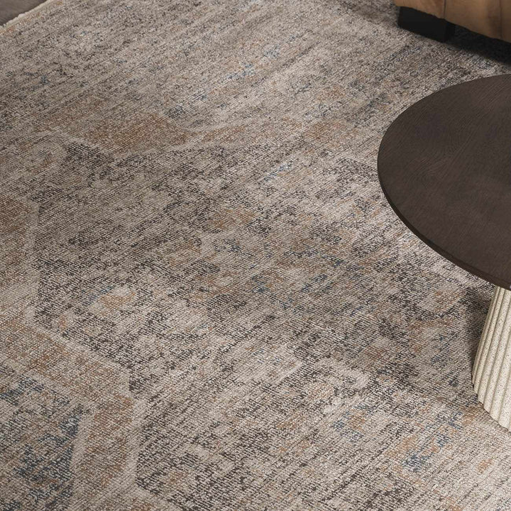 Tavon Traditional Style Beige And Gray Area Rug - The Rug Decor