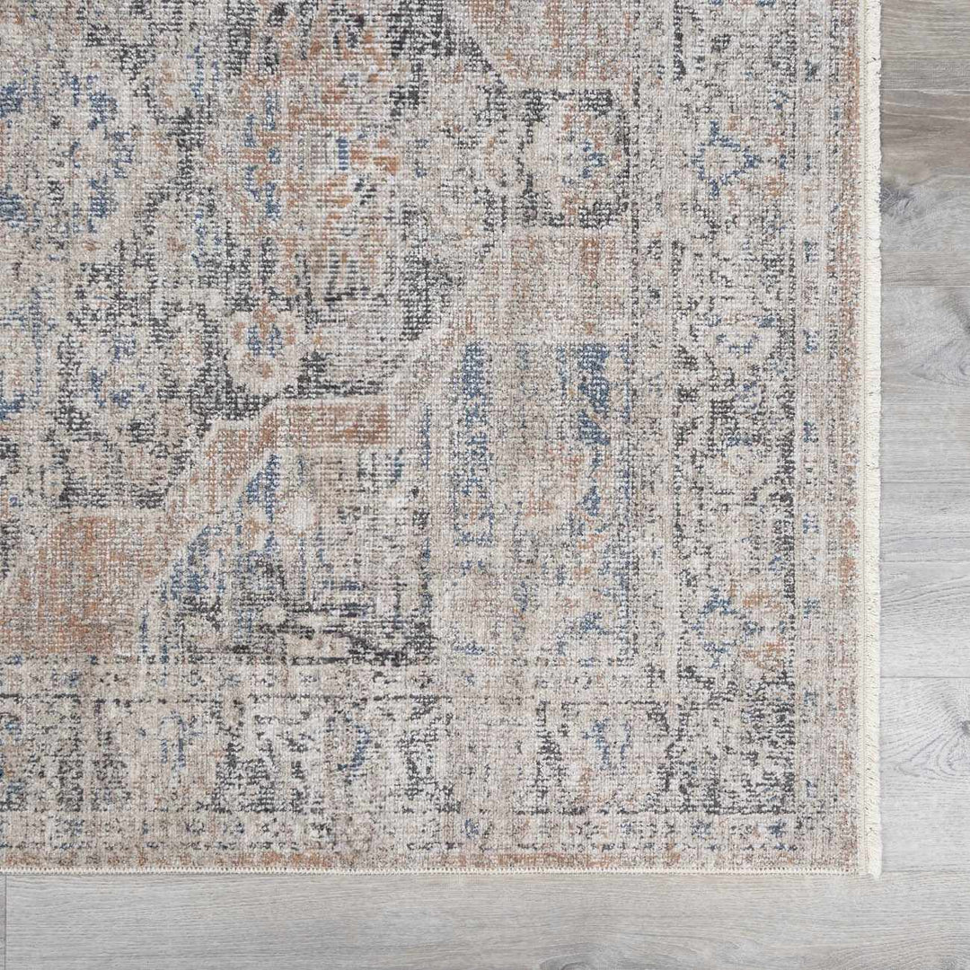 Tavon Traditional Style Beige And Gray Area Rug - The Rug Decor