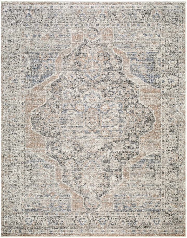Tavon Traditional Style Beige And Gray Area Rug - The Rug Decor