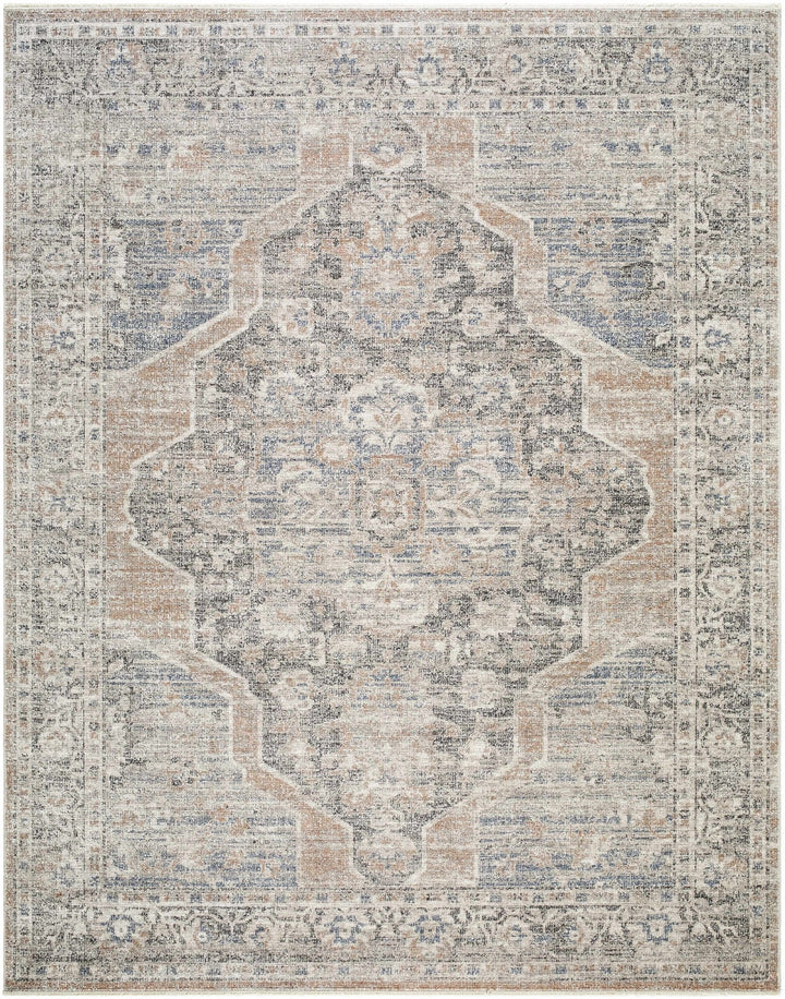 Tavon Traditional Style Beige And Gray Area Rug - The Rug Decor