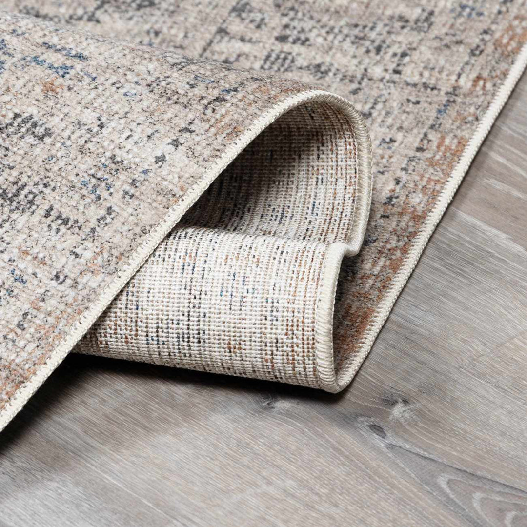 Tavon Traditional Style Beige And Gray Area Rug - The Rug Decor
