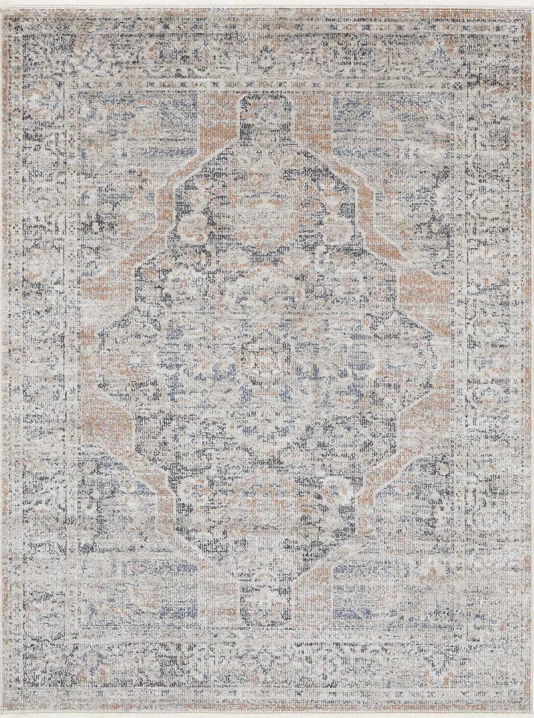 Tavon Traditional Style Beige And Gray Area Rug - The Rug Decor