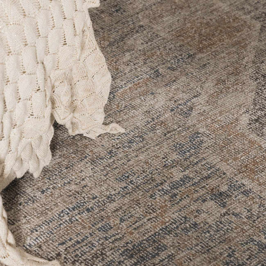 Tavon Traditional Style Beige And Gray Area Rug - The Rug Decor