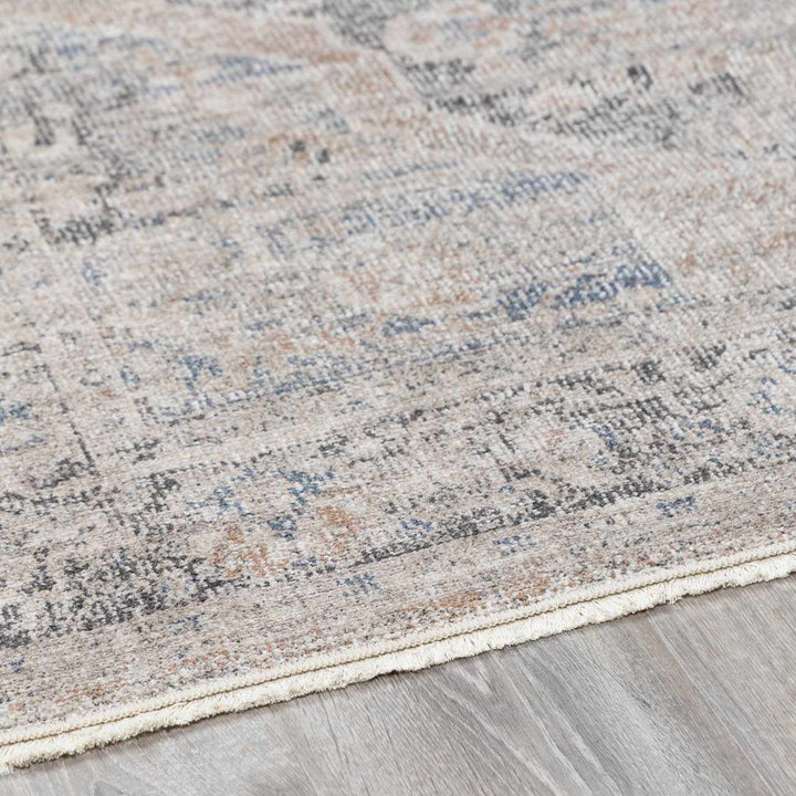 Tavon Traditional Style Beige And Gray Area Rug - The Rug Decor