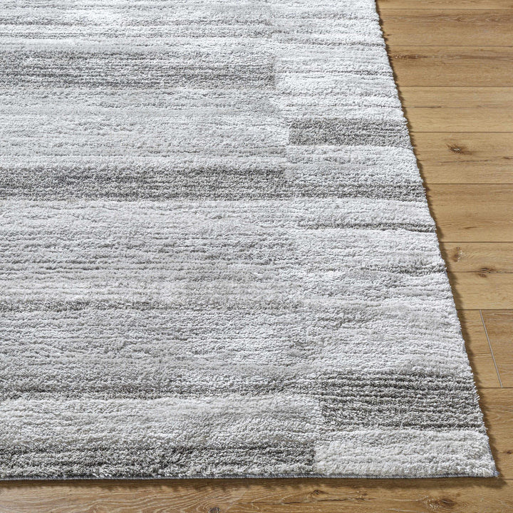 Tayla Bohemian Transitional Design Silver Shag Rug - The Rug Decor