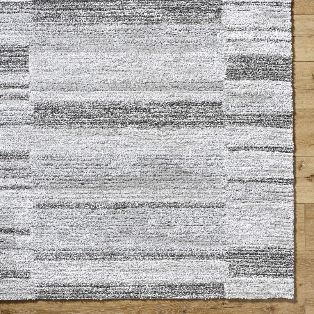 Tayla Bohemian Transitional Design Silver Shag Rug - The Rug Decor