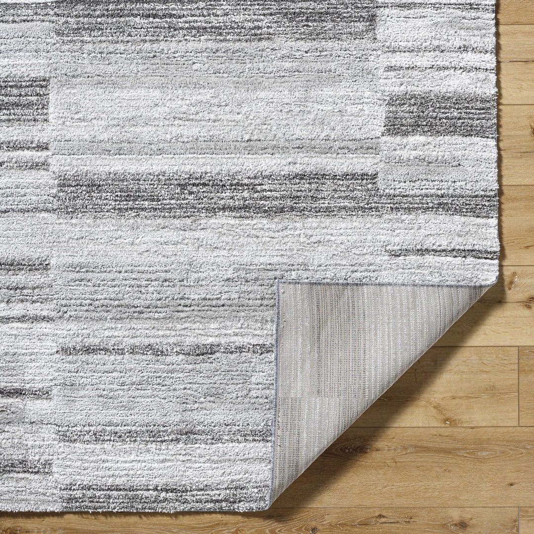 Tayla Bohemian Transitional Design Silver Shag Rug - The Rug Decor