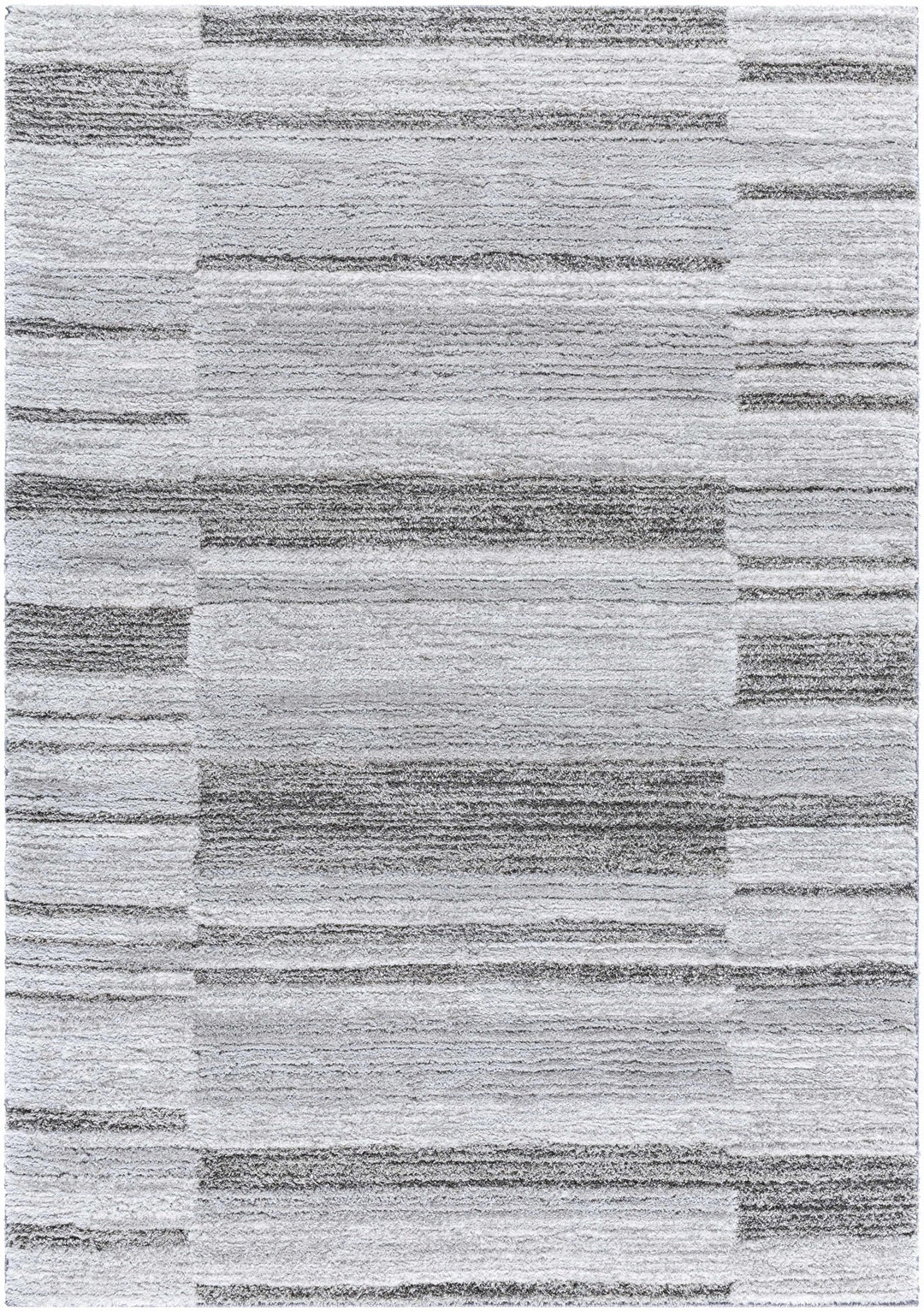 Tayla Bohemian Transitional Design Silver Shag Rug - The Rug Decor