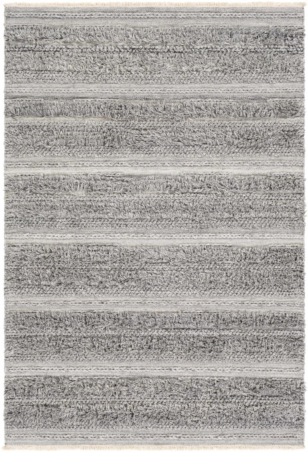 Teachey Hand Woven Gray Modern Style Area Rug - The Rug Decor