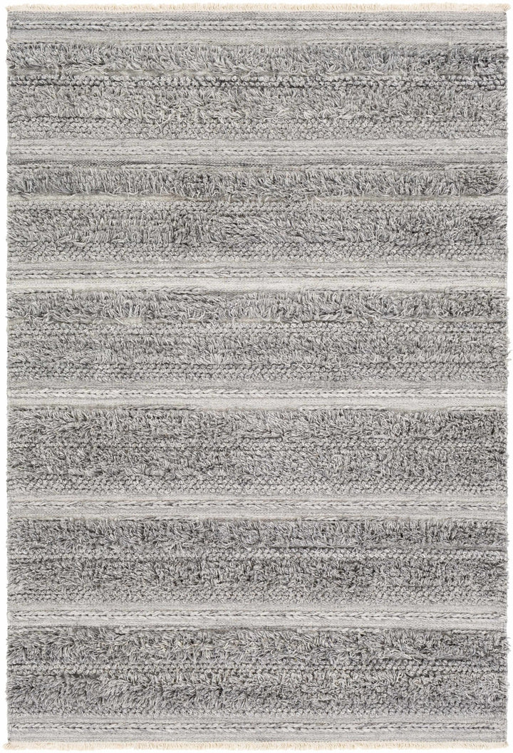 Teachey Hand Woven Gray Modern Style Area Rug - The Rug Decor
