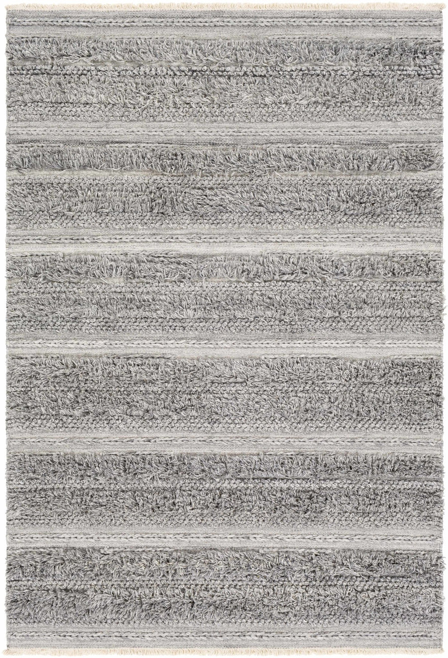Teachey Hand Woven Gray Modern Style Area Rug - The Rug Decor