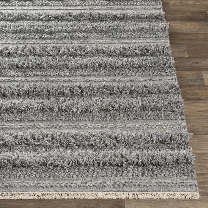 Teachey Hand Woven Gray Modern Style Area Rug - The Rug Decor