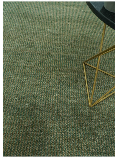 Teal and Brown Modern Contemporary Design Custom Made wool Rug - The Rug Decor