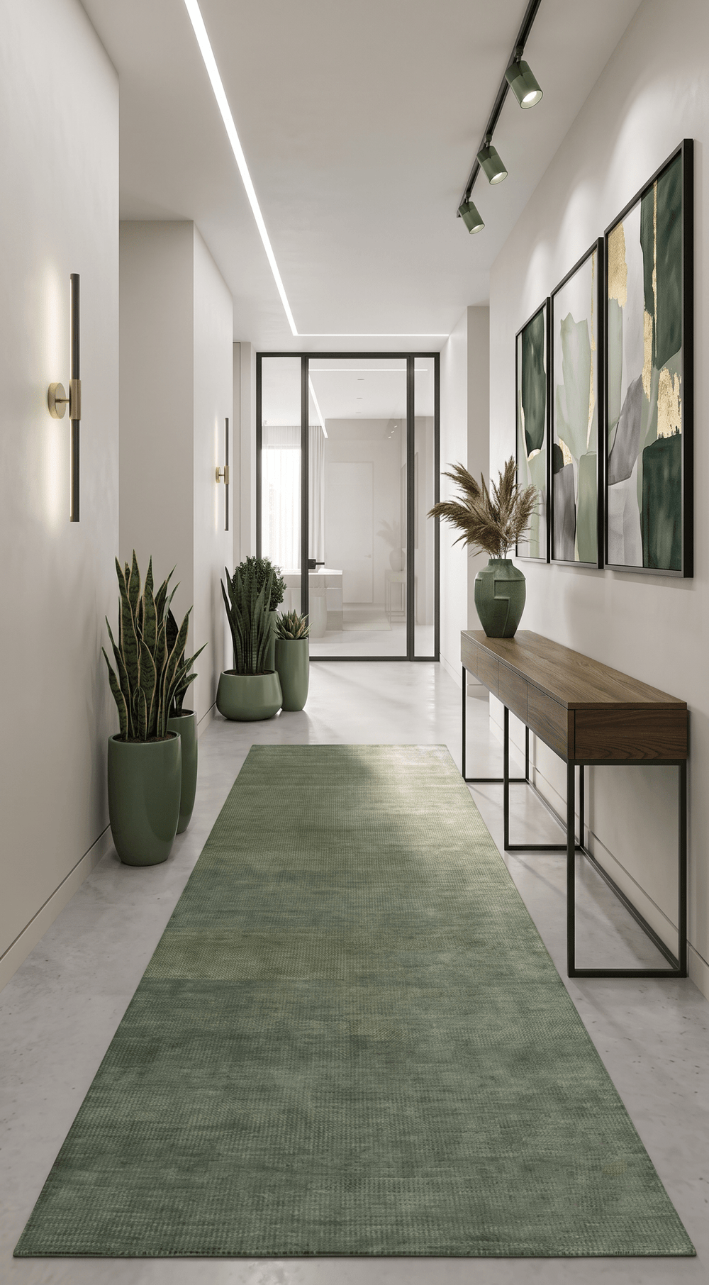 Teal and Brown Modern Contemporary Design Custom Made wool Rug - The Rug Decor