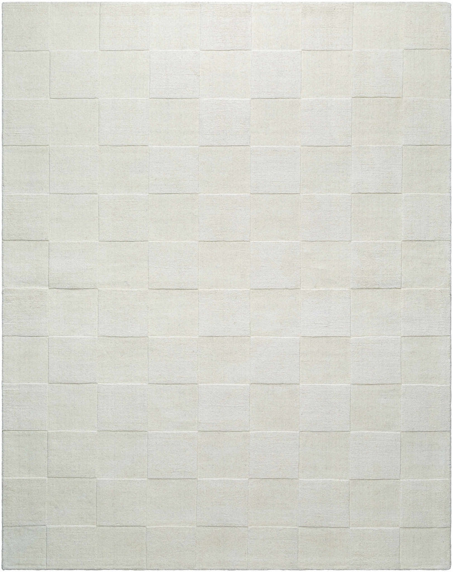 Tegan Contemporary Style Ivory Hand Loomed Wool Rug - The Rug Decor