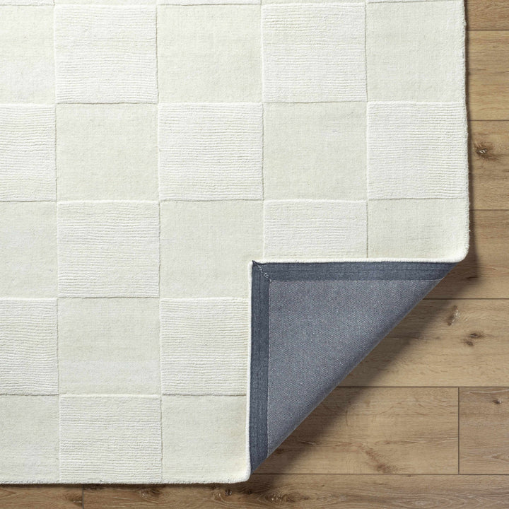 Tegan Contemporary Style Ivory Hand Loomed Wool Rug - The Rug Decor