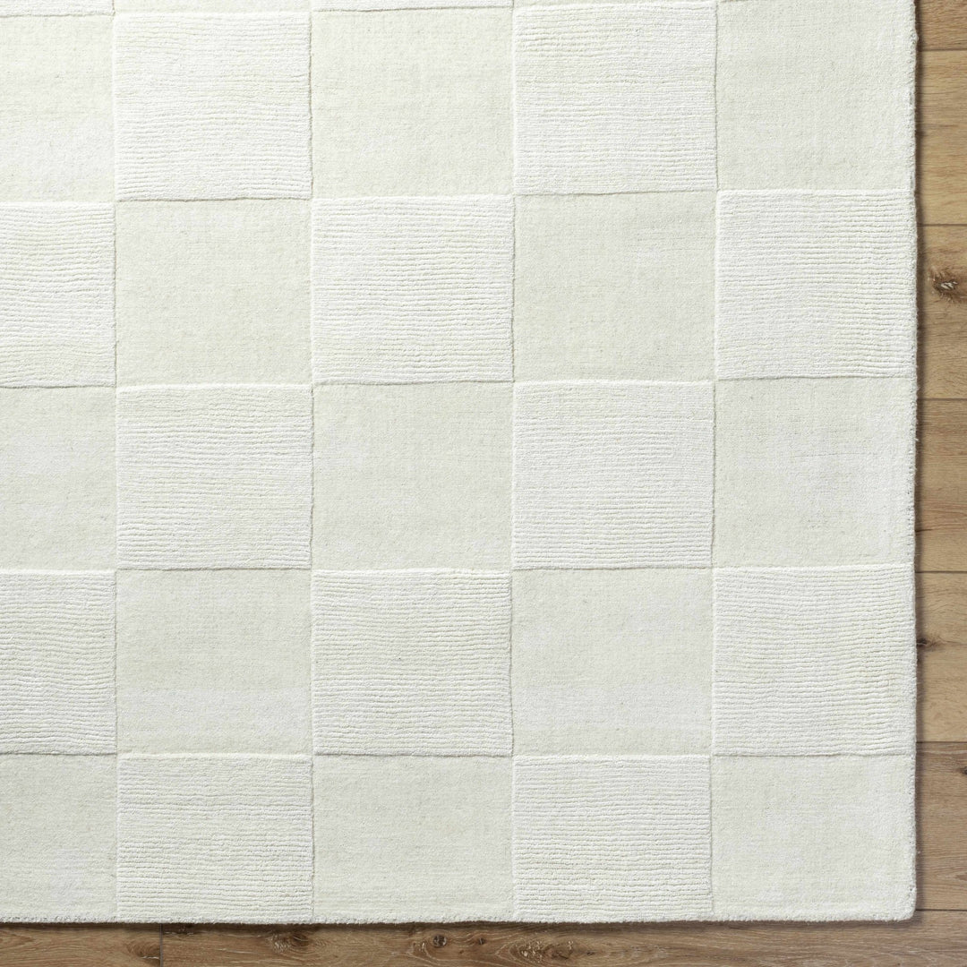 Tegan Contemporary Style Ivory Hand Loomed Wool Rug - The Rug Decor