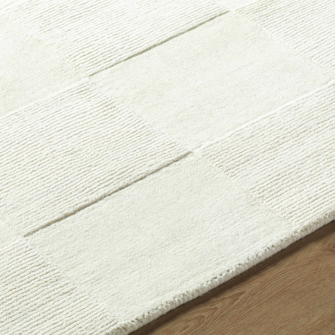 Tegan Contemporary Style Ivory Hand Loomed Wool Rug - The Rug Decor