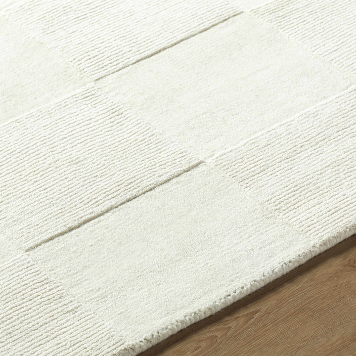 Tegan Contemporary Style Ivory Hand Loomed Wool Rug - The Rug Decor