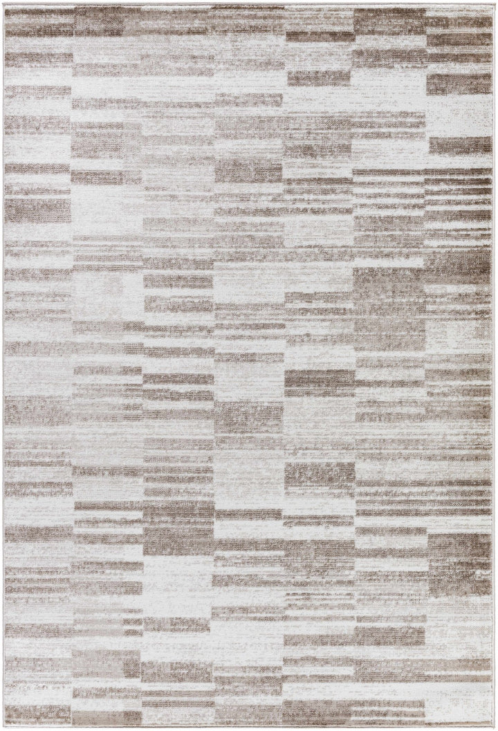 Tehya Brown Modern Abstract Design Area Rug - The Rug Decor