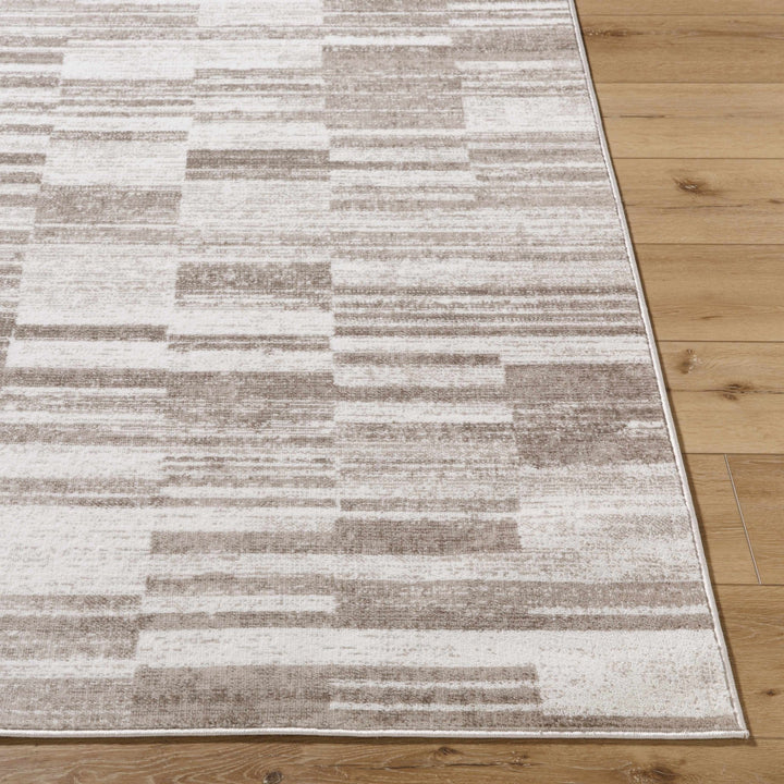 Tehya Brown Modern Abstract Design Area Rug - The Rug Decor