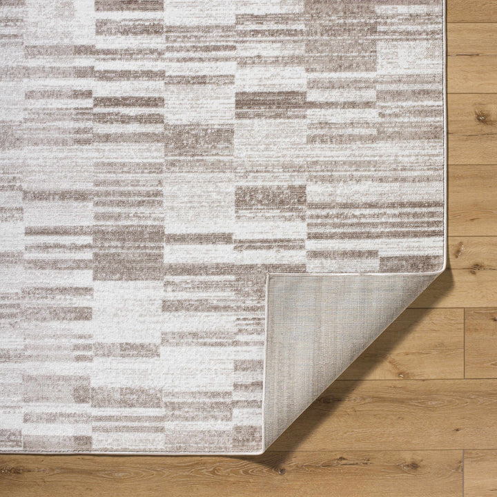 Tehya Brown Modern Abstract Design Area Rug - The Rug Decor